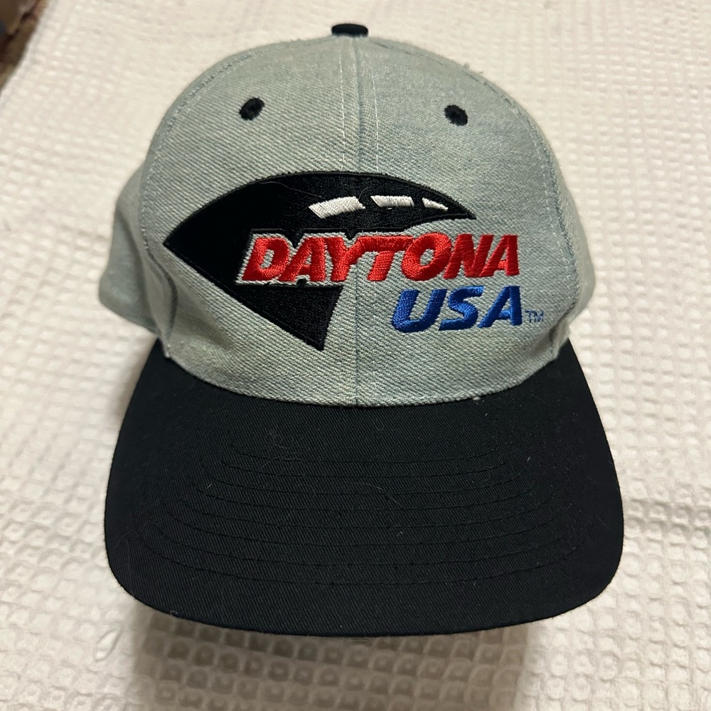 Vintage Daytona USA 1999 denim adjustable hat